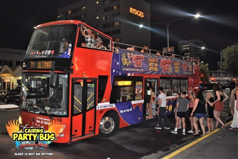 Cairns: Ultimate Party Bus with drinks included - What to Expect from the Cairns Ultimate Party Bus