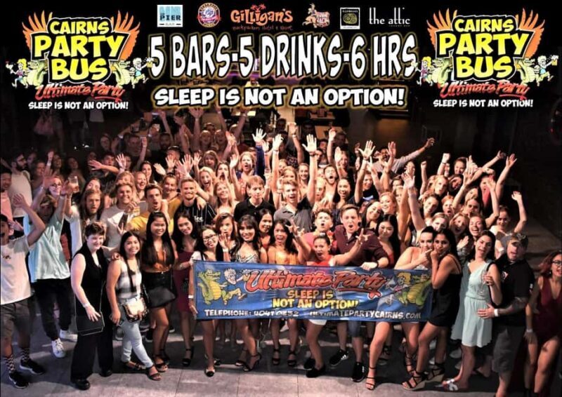 Cairns: Ultimate Party Bus with drinks included - Authentic Feedback from Guests
