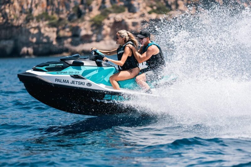 Calanova: Doble Jet Ski excursion with guide - Key Points