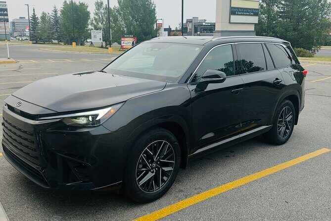 Calgary to Banff, Canmore, Lake Louise, Luxury Lexus TX - Key Points