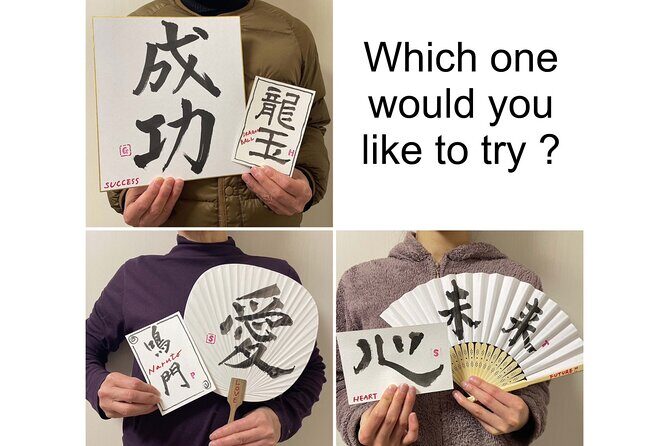 Calligraphy Experience in Tokyo Writing on Colored Paper - The Value Behind the Experience