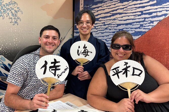 Calligraphy Fan Workshop at a 50-Year-Old Craft Shop in Hiroshima - Key Points