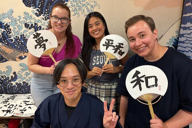 Calligraphy Fan Workshop at a 50-Year-Old Craft Shop in Hiroshima - Possible Downsides or Considerations