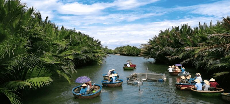 Cam Thanh: Coconut Basket Boat and Enjoy Free Coconut Ticket - Experience the Charm of Cam Thanh’s Basket Boats for Just $6