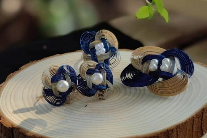 Camellia Jewelry: Bamboo Weaving for Brooch, Earring & Ring - A Deep Dive into the Bamboo Weaving Workshop