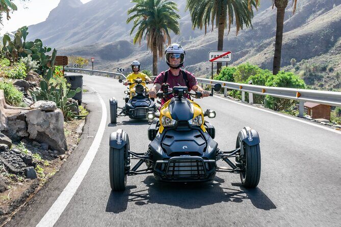 Can-am Ryker three wheels tricycle Mountain Tour (Maspalomas) - Experience the Thrill of a Can-Am Ryker Mountain Tour in Maspalomas