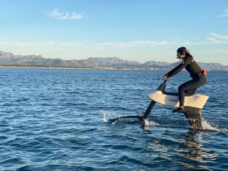 Can Picafort: experience with the aquatic ebike Manta5 SaltyCycling - The Experience in Detail