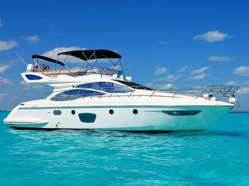 Cancun: Azimut 47 Fly Private Yacht - 6 hours to Isla Mujeres - The Sum Up