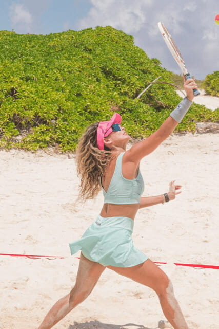 Cancun: Beach Tennis game day with local community - The Sum Up