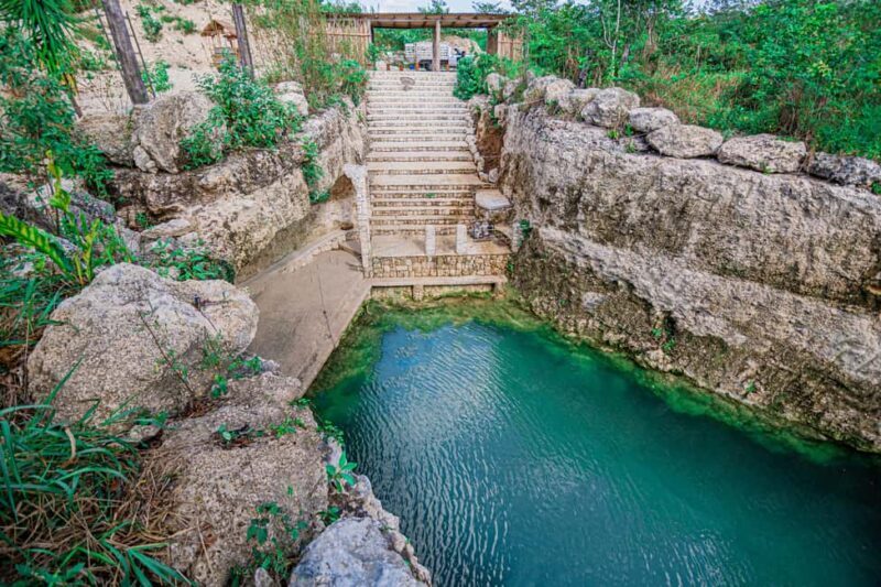 Cancun: Cenotes El Retoño entrance with transportation, lunch, and guided tour. - Exploring by Bike