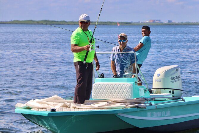 Cancun Fly Fishing large boat - Experience the Thrill of Fly Fishing in Cancun on a Private Large Boat