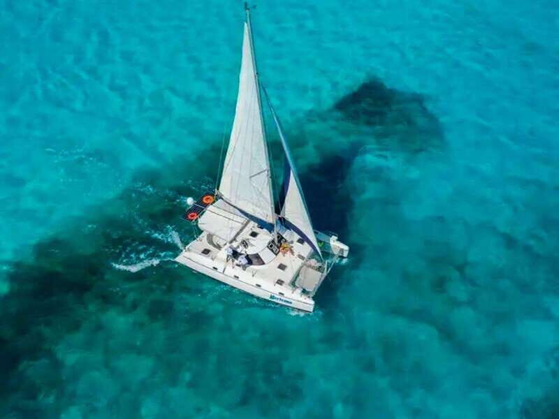 Cancun: Half-Day Private Catamaran for 35 guests - The Sum Up
