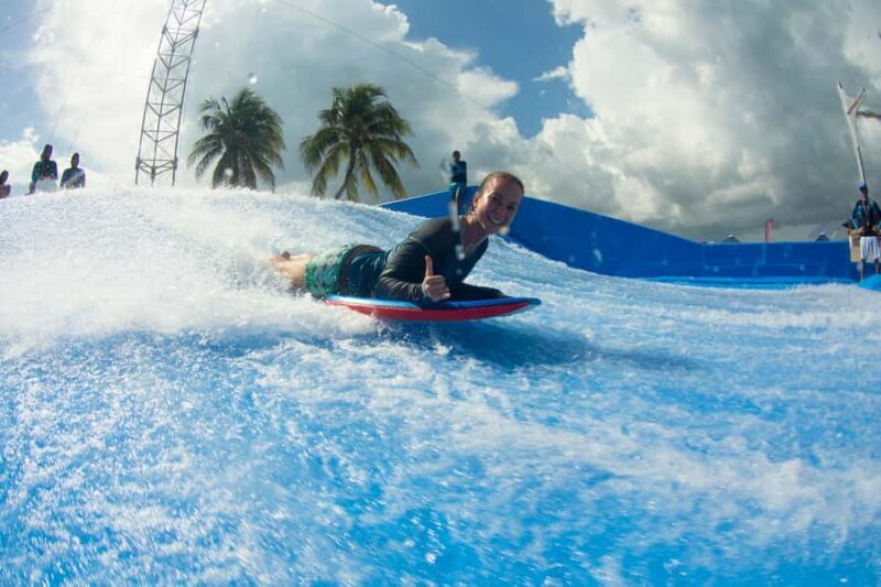 Cancun: Hop-on Hop-off Bus Tour with Flowrider Experience - Key Points