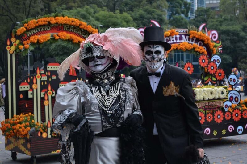 Cancun or Merida: Day of the Dead celebration with taco buffet. - Key Points