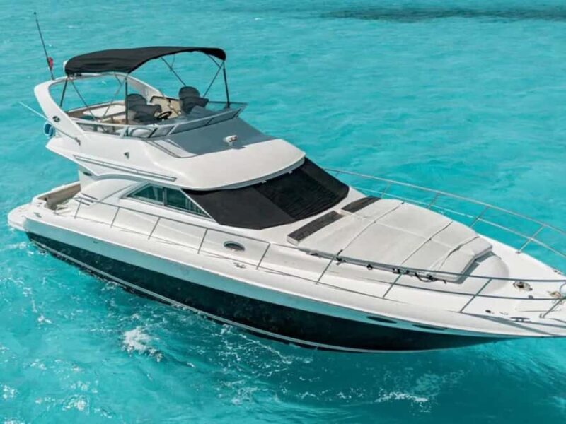 Cancun: Rent a Sea Ray F43 yacht to Isla Mujeres - A Detailed Look at the Yacht Trip from Cancun to Isla Mujeres