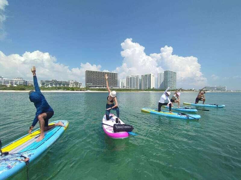 Cancún: Sup Yoga and Meditation over the Caribbean Sea - The Experience in Detail
