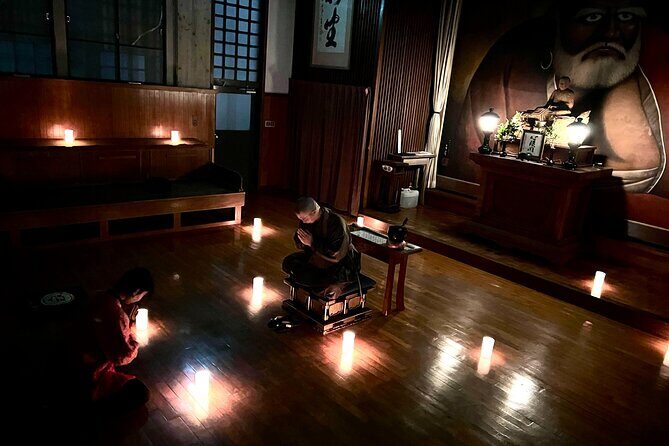 Candlelight Meditation Night at Sanshoji Temple, Nara - Key Points