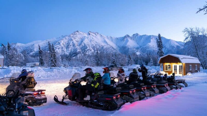 Canmore/ Banff: Snowmobile Riding Adventure in Golden Town - Discover the Canadian Rockies with a Snowmobile Adventure in Golden Town
