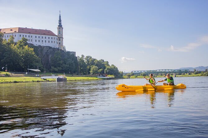 Canoeing on the Elbe river + Bike rental from Dín to Bad Schandau - Exploring the Itinerary in Detail