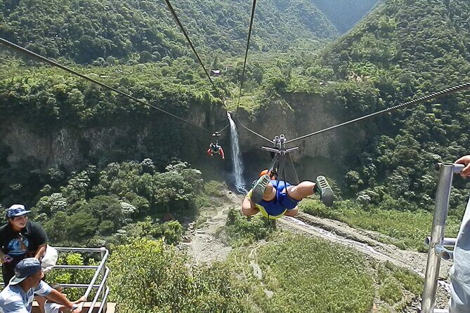 Canopy - Ziplines - Special holiday offer. For a day - Ecuador - A Thrilling Day in Baños: Canopy Ziplining and Scenic Walks
