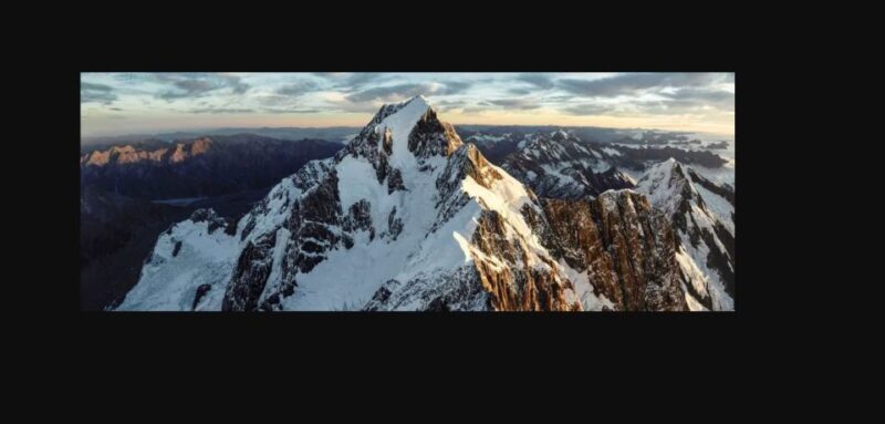 Canterbury: Mount Aorak/Cook Sightseeing Helicopter Flight - Key Points