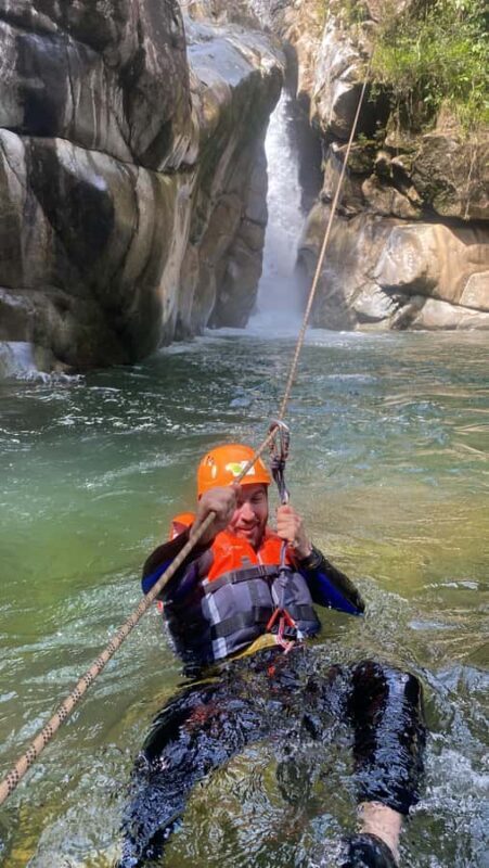 CANYONING and COFFEE TOUR AT LOCAL FAMILY FARM from GUATAPE - Key Points