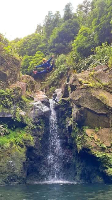 Canyoning in Ribeira dos Caldeirões  Hidden Waterfall Adventure - Canyoning in Ribeira dos Caldeirões: Hidden Waterfall Adventure