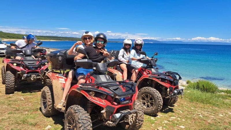 Cape Kamenjak Quad Safari 2.5h  Cliff Jump & Safari Bar - The Safari Bar: A Cliffside Retreat