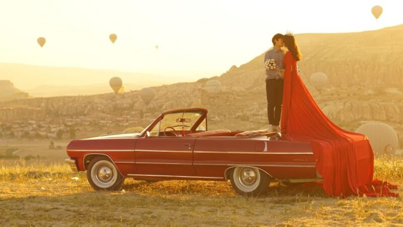 Cappadocia Photo Shoot with Classic Car and Flying Dress - Key Points