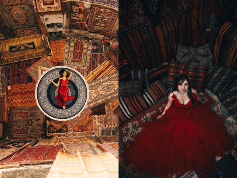 Cappadocia: Photo Shooting With Flying Dresses - The Photographing Process
