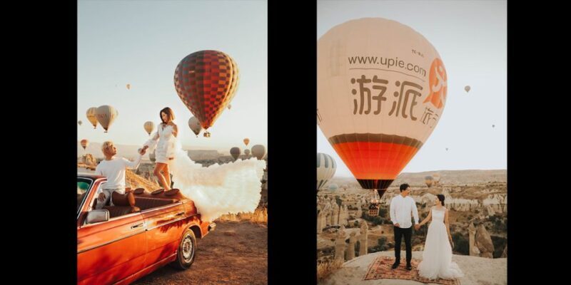 Cappadocia: PhotoShoot with Balloons. Flying Dress included. - Key Points