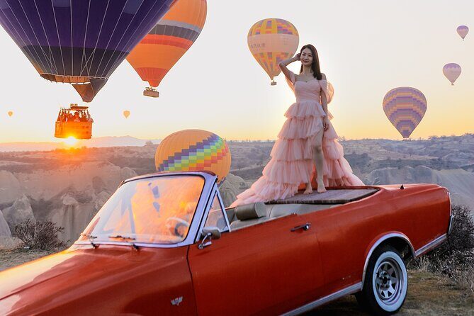 Cappadocia Private Photo Shoot with Flying Dress + Vintage Car - What Makes This Tour Stand Out