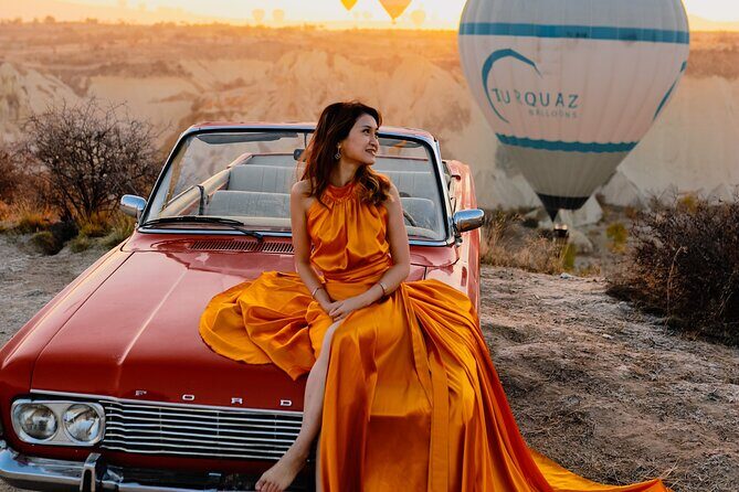 Cappadocia Private Photo Shoot with Flying Dress + Vintage Car - Frequently Asked Questions