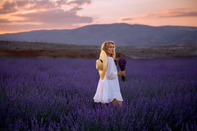 Cappadocia Sunset Lavender Farm Tour w/Wine - Key Points