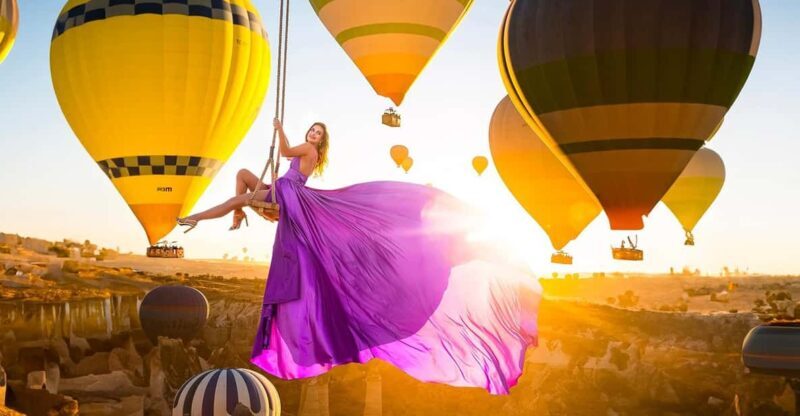Cappadocia: Taking photo with Swing at hot air balloon view - FAQ