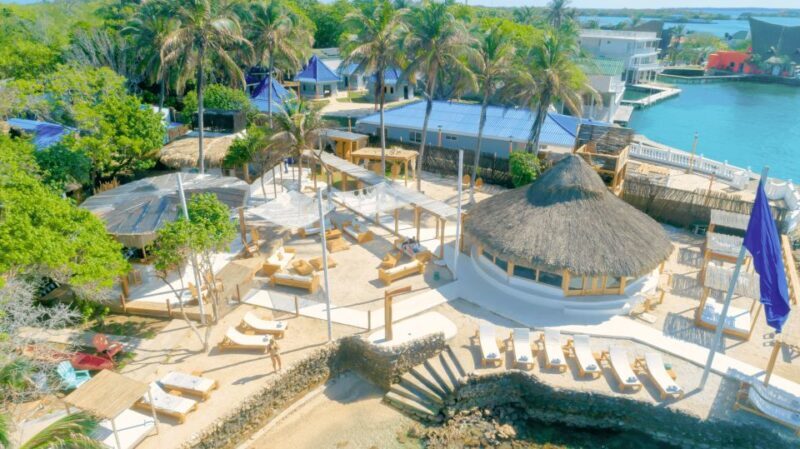 Cartagena: Day pass Mangata Luxury Beach with lunch and dj - Meeting Point and Departure