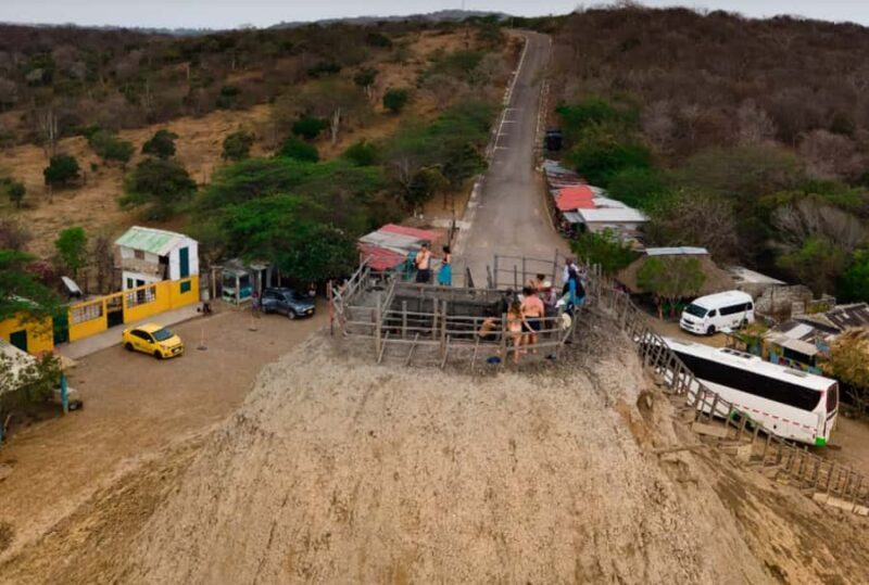 Cartagena: Volcano Mud Bath and Club Hotel Day Trip - Free Time at La Boquilla Beach