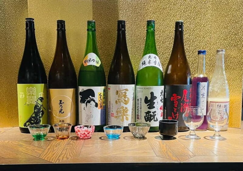 Casual Japanese sake tasting and snack experience, Kabukicho - Exploring the Sake Tasting Experience