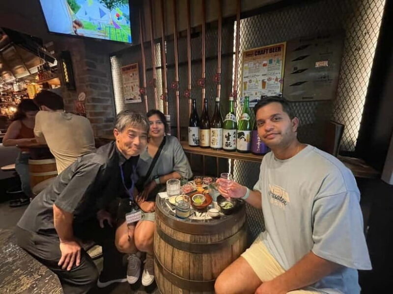 Casual Japanese sake tasting and snack experience, Kabukicho - Authentic Experiences in Context