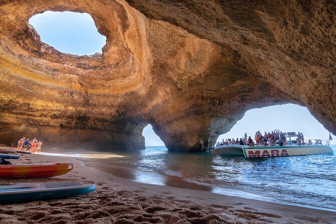 Catamaran Cruise: Caves and Coastline to Benagil - A Relaxing Day on the Algarve Coastline with a Trip to Benagil
