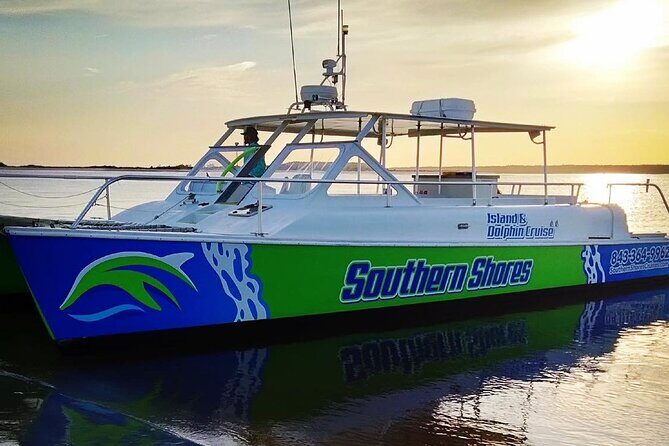 Catamaran Dolphin Cruise in Myrtle Beach with Barrier Island Stop - FAQs