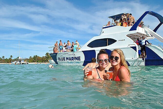 Catamaran Party in Punta Cana with Unlimited Drinks - First Stop: Dolphin Attraction Views