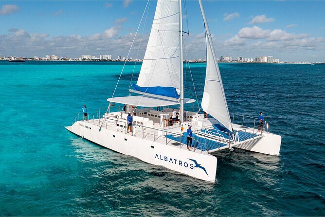 Catamaran & Reef Snorkeling Cancun to Isla Mujeres - A Fun-Filled Day with Catamaran & Reef Snorkeling from Cancun to Isla Mujeres