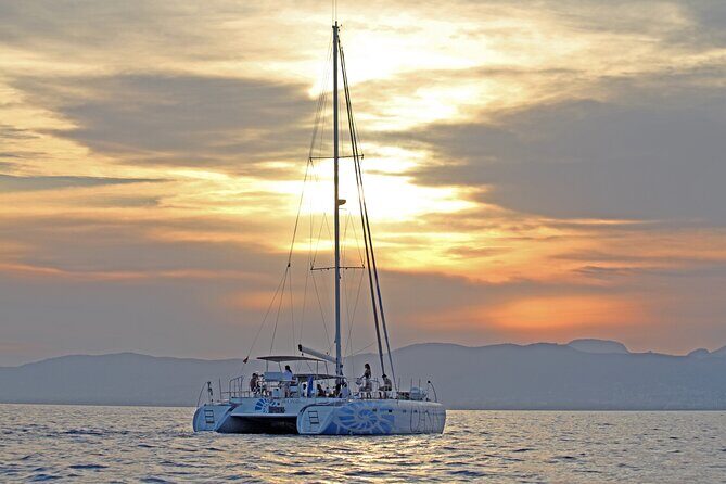 Catamaran sailing at sunset with tapas Palma de Mallorca - Key Points
