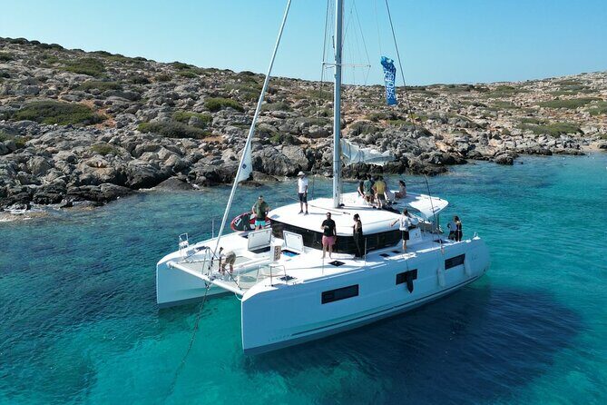 Catamaran Sailing to Dia with Lunch in Heraklion, Crete(EST 2024) - Discover Crete’s Hidden Gem: Catamaran Sailing to Dia with Lunch