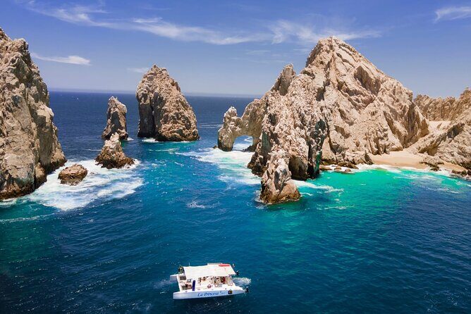 Catamaran Sunset Cruise with Open Bar in Cabo San Lucas - FAQs