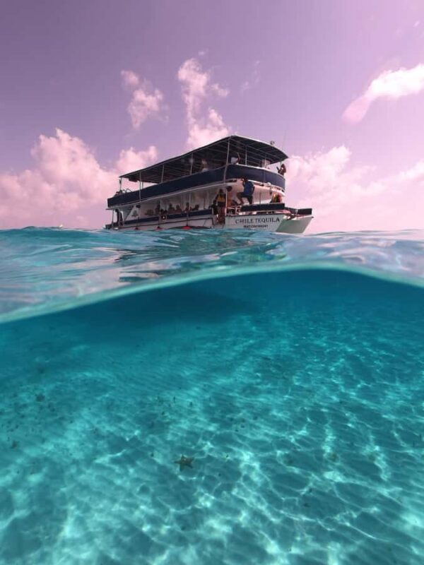 Catamaran with a slide in Cozumel El Cielo, Cielito, and Palancar Reef - FAQs