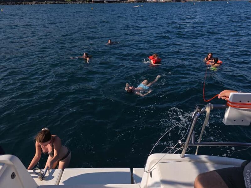 Catania: Sunset Sailing with Aperitif and Swim (4 hours) - Key Points