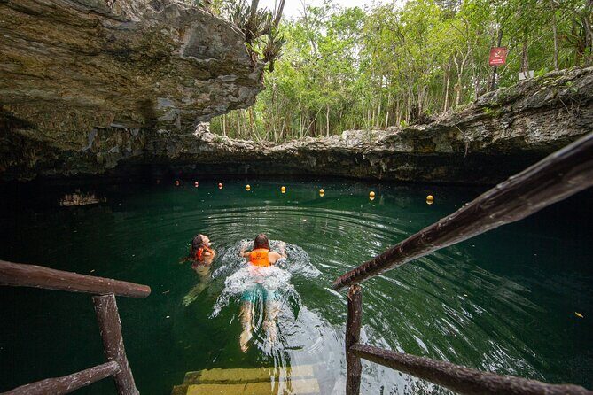 Cenote Tankah and Mayan Village Tour with Zipline, Canoes & Lunch - Key Points