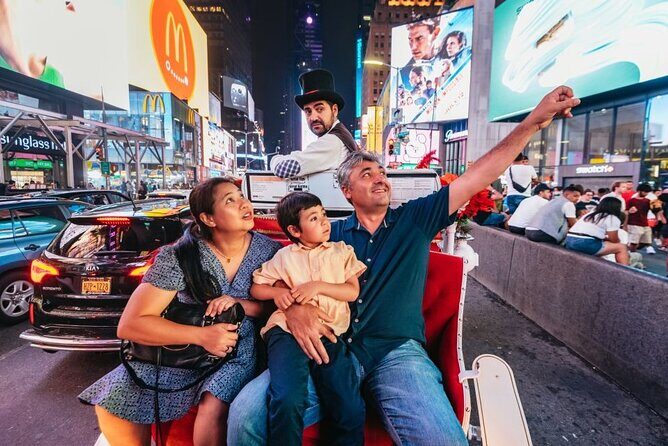 Central Park, Rockefeller & Times Square Carriage Ride (4 Adults) - FAQ